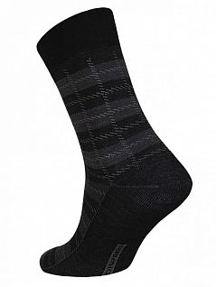 Шерстянные носки с двойной анатомической резинкой Conte DTНсм16с86сп 051_Графит